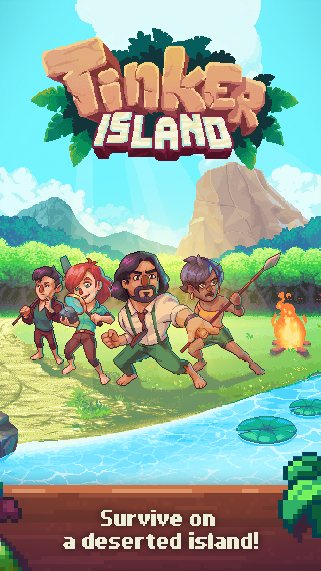 Tinker island код от рычага